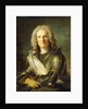 Portrait of a Marechal de France, probably Chretien-Louis de Montmorency-Luxembourg, half-length, 1740 by Jean-Marc Nattier