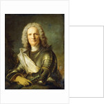 Portrait of a Marechal de France, probably Chretien-Louis de Montmorency-Luxembourg, half-length, 1740 by Jean-Marc Nattier