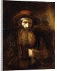 A Bearded Old Man, wearing a brown Coat and russet Hat, 1651 by Rembrandt Harmensz. van Rijn