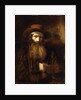 A Bearded Old Man, wearing a brown Coat and russet Hat, 1651 by Rembrandt Harmensz. van Rijn
