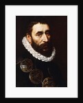 Portrait of a Bearded Man, bust-length, wearing gorgets by Adriaen Thomasz Key