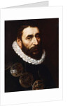 Portrait of a Bearded Man, bust-length, wearing gorgets by Adriaen Thomasz Key