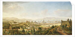 A Panoramic view of Messina, Sicily by Gaspar van Wittel