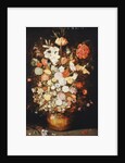 A Still Life of Flowers in a wooden Tub, c.1630s by Jan the Younger Brueghel