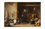 The Interior of a Guardroom, c.1640s by David the Younger Teniers