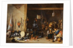 The Interior of a Guardroom, c.1640s by David the Younger Teniers