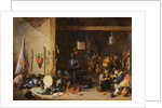 The Interior of a Guardroom, c.1640s by David the Younger Teniers