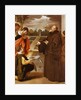 Saint Francis of Paola blessing the Fish by Jusepe or Jose Leonardo