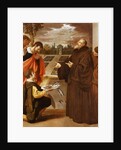 Saint Francis of Paola blessing the Fish by Jusepe or Jose Leonardo