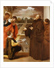 Saint Francis of Paola blessing the Fish by Jusepe or Jose Leonardo