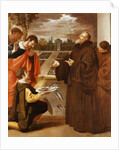 Saint Francis of Paola blessing the Fish by Jusepe or Jose Leonardo