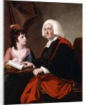 Portrait of the Rev.Thoms Wilson D.D. and his Adopted Daughter, Miss Catherine Macauley by Joseph Wright of Derby