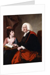 Portrait of the Rev.Thoms Wilson D.D. and his Adopted Daughter, Miss Catherine Macauley by Joseph Wright of Derby