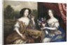 A Double Portrait of Lady Maria Somalia and Lady Anne Barrington by Henri Gascard