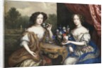 A Double Portrait of Lady Maria Somalia and Lady Anne Barrington by Henri Gascard