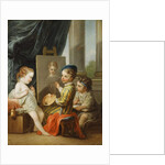 The Four Arts - Painting by Carle van Loo