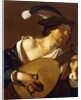 A Lute Player, 1621-22 by Theodore van called Dirk Baburen