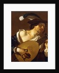 A Lute Player, 1621-22 by Theodore van called Dirk Baburen