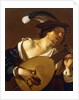 A Lute Player, 1621-22 by Theodore van called Dirk Baburen