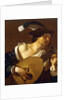 A Lute Player, 1621-22 by Theodore van called Dirk Baburen