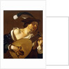 A Lute Player, 1621-22 by Theodore van called Dirk Baburen