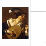 A Lute Player, 1621-22 by Theodore van called Dirk Baburen