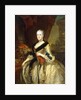 Portrait of Maria Josepha, Queen of Poland, standing three-quarter length by Louis de Silvestre