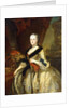 Portrait of Maria Josepha, Queen of Poland, standing three-quarter length by Louis de Silvestre