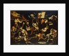 Imaginary Animals and Dwarfs Fighting, Drinking and Carousing by Faustino Bocchi or Boccasi