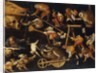 Imaginary Animals and Dwarfs Fighting, Drinking and Carousing by Faustino Bocchi or Boccasi
