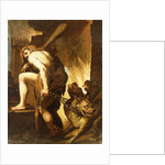 Hercules dragging Cerberus from Hell by Domenico Pedrini