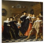 An Elegant Family in an Interior by Jan Olis