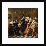 An Elegant Family in an Interior by Jan Olis