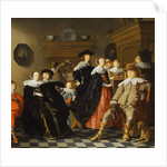 An Elegant Family in an Interior by Jan Olis