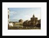 A View of Rome along the Tiber, with the Church of San Giovanni dei Fiorentini beyond by Bernardo Bellotto