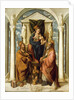 The Madonna and Child Enthroned by Pietro de Marascalchi