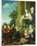 A Group Portrait of the Perceval Family by Guillaume Voiriot