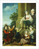 A Group Portrait of the Perceval Family by Guillaume Voiriot