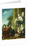 A Group Portrait of the Perceval Family by Guillaume Voiriot