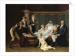 Portrait of the Marquis and Marquise de Cramayel and their seven Children in an Interior by French School
