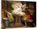Aeneas Pursuing Helen in the Temple of Vesta by Pierre Lacour