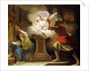 Aeneas Pursuing Helen in the Temple of Vesta by Pierre Lacour