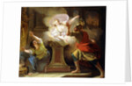 Aeneas Pursuing Helen in the Temple of Vesta by Pierre Lacour