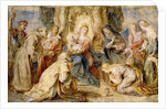The Virgin and Child Enthroned Adored by Eight Saints by Peter Paul Rubens