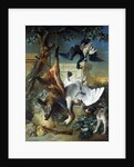 'La Retour de Chasse': A Hunting Dog Guarding Dead Game, by Jean-Baptiste Oudry