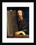 Moses Holding the Ten Commandments by Philippe de Champaigne
