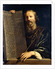 Moses Holding the Ten Commandments by Philippe de Champaigne
