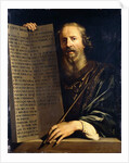 Moses Holding the Ten Commandments by Philippe de Champaigne