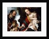 The Holy Family with the Infant St by Bernardo Strozzi