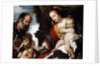 The Holy Family with the Infant St by Bernardo Strozzi